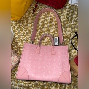 MCM Large Munchen Visetos Tote